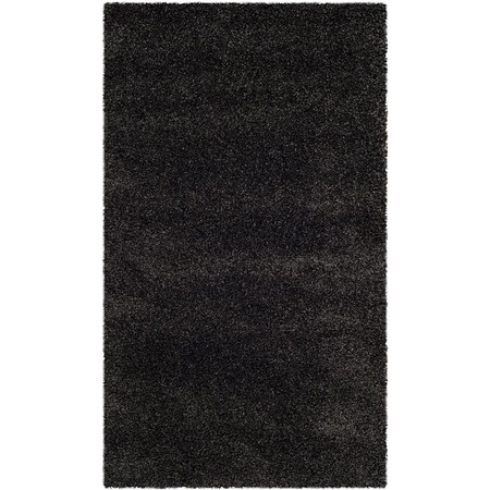 Safavieh Contemporary Rectangle Premium Shag Rug, Dark Grey - 2 x 20 ft. SG180-8484-220